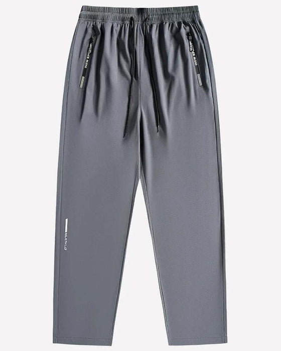 Hose Elastische Taille Buchstabe Druck Sportlich