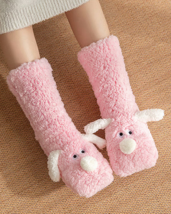 Niedliche Plüsch-Hundesocken