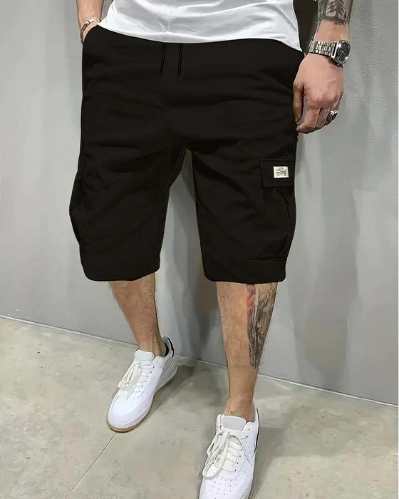 Herren-Shorts Mit Mittelbund Und Kordelzug