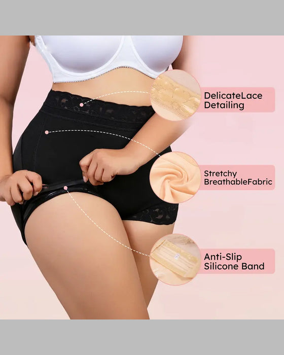 Damen Hoch Tailliert Shapewear Unterhosen