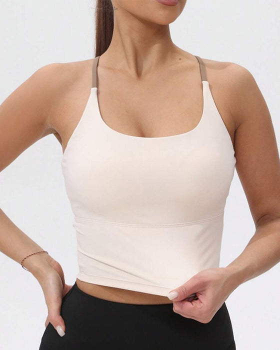 Sport-Tanktop mit integriertem Brustpolster