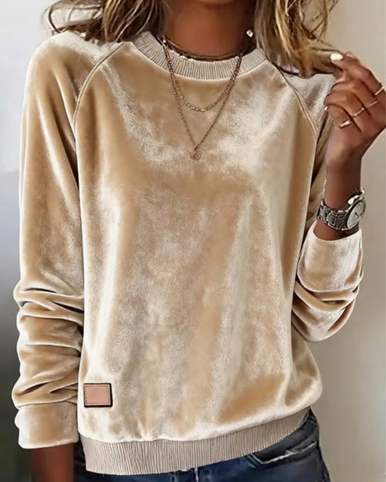 Sweatshirt rundhals modisch