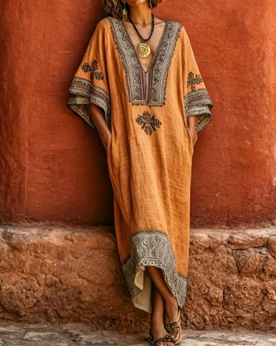 Kleid Bohemian Locker Lässig
