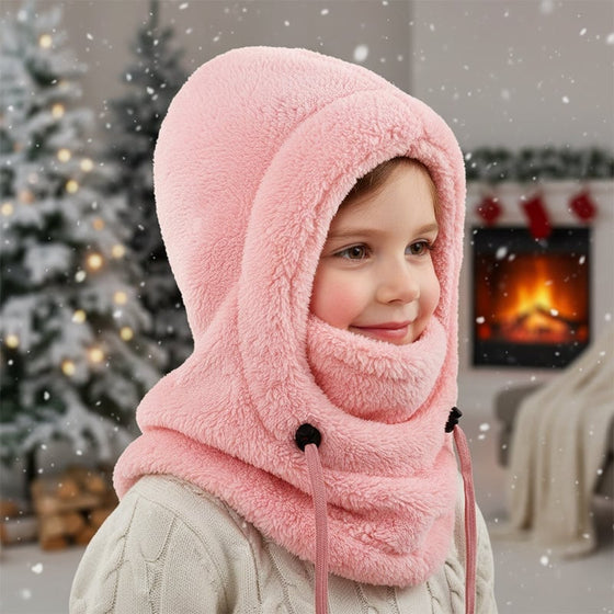 Kinder 3-In-1 Fleece Winterhaube