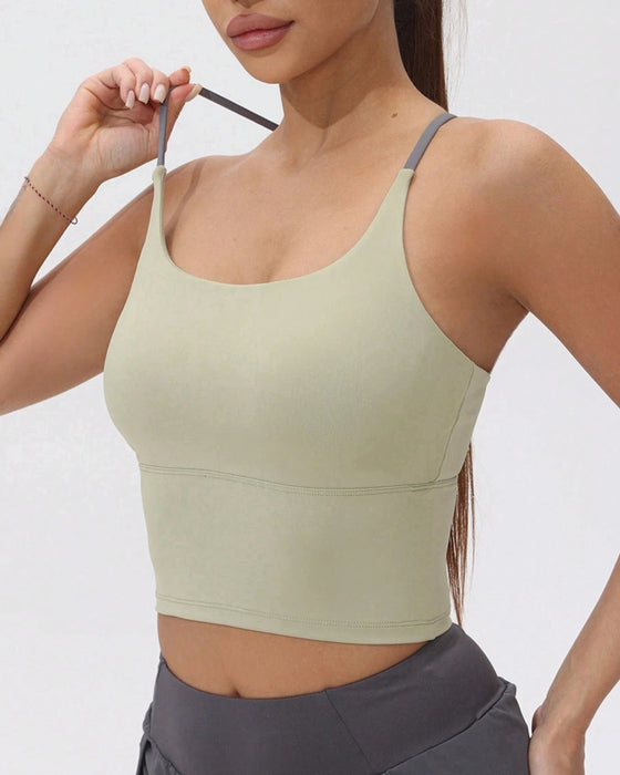 Sport-Tanktop mit integriertem Brustpolster