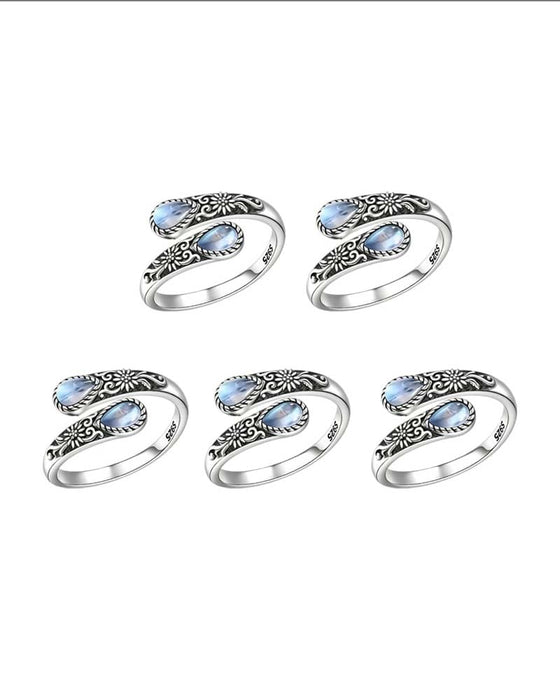 Gänseblümchen-Muster Ring