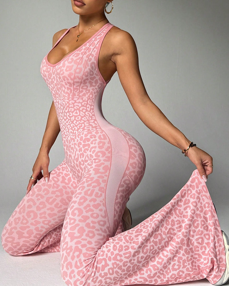 Formender Leopard-Yoganahtloser