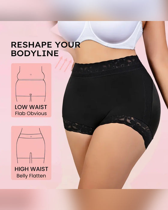 Damen Hoch Tailliert Shapewear Unterhosen