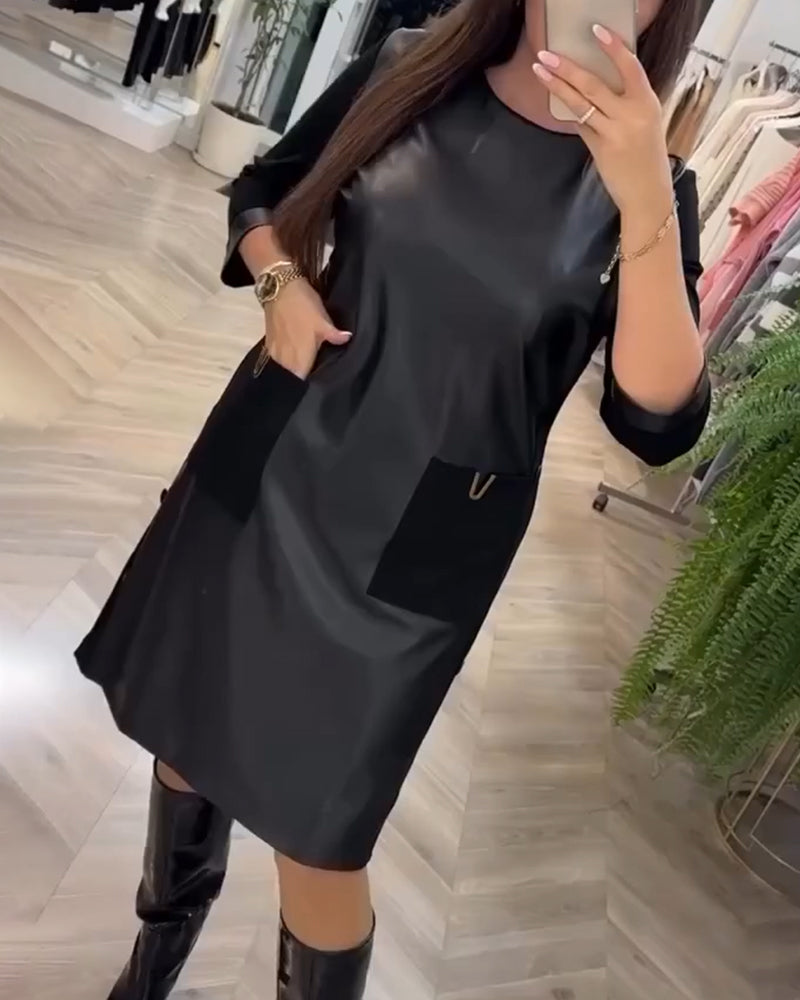 Kleid Modisch Gerade