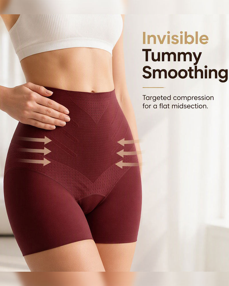 Nahtlose Bauchkontrolle Sicherheits-Shorts Für Damen