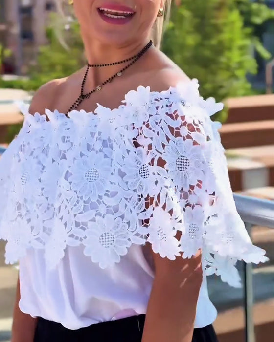 Bluse Spitze Modedesign