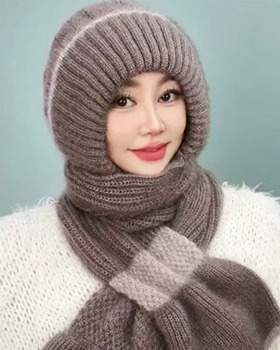 Damen Winddichte Mütze Mit Ohrenschutz