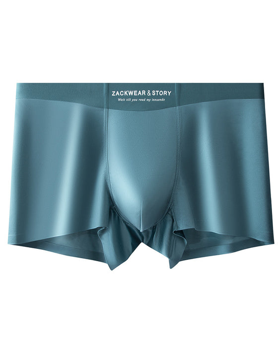 Herren Shorts Eisseide Atmungsaktive Boxershorts