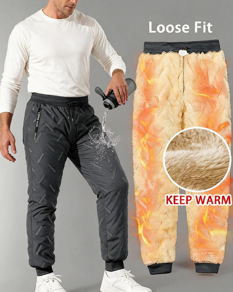 Herrenhose Warme Tasche Kordelzug