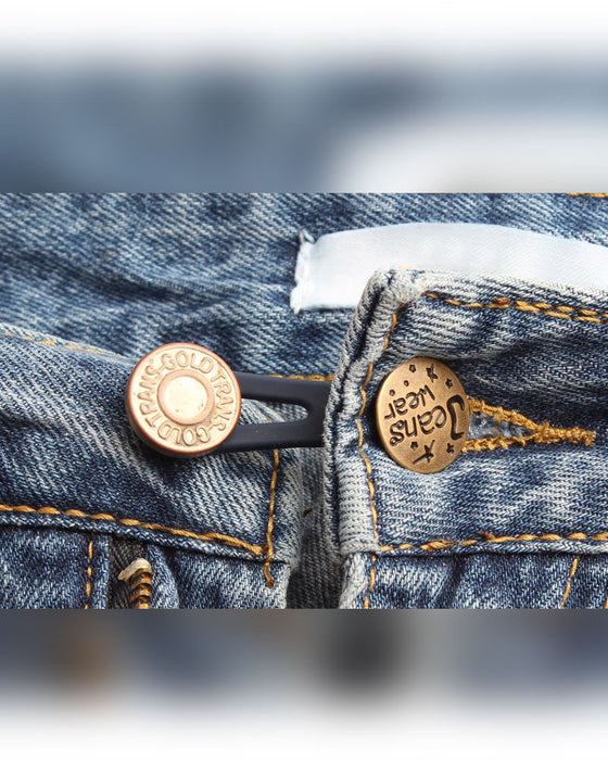 Federbelasteter Metall-Taillenverlängerungs-Knopf Für Jeans