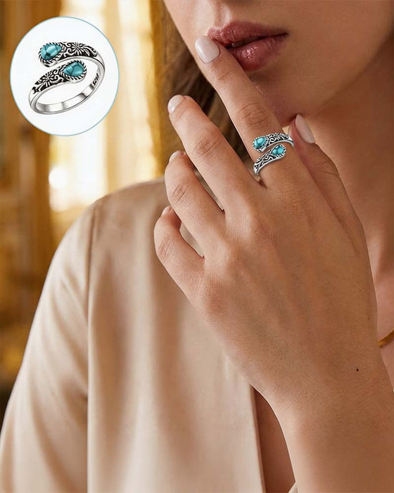 Gänseblümchen-Muster Ring