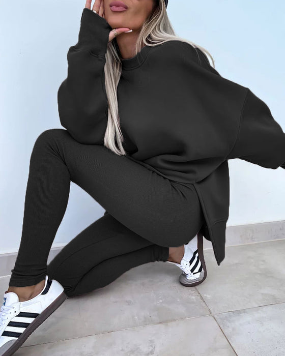 Set Slim Hose Locker Sweatshirt
