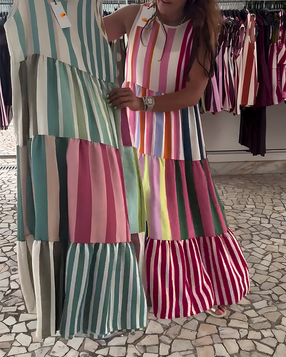 Kleid Ärmellos Rundhals