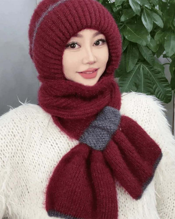 Damen Winddichte Mütze Mit Ohrenschutz