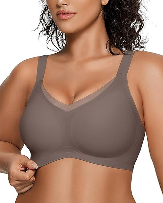 Damen-BH ohne Bügel mit V-Mesh – bequemer und stützender Bralette