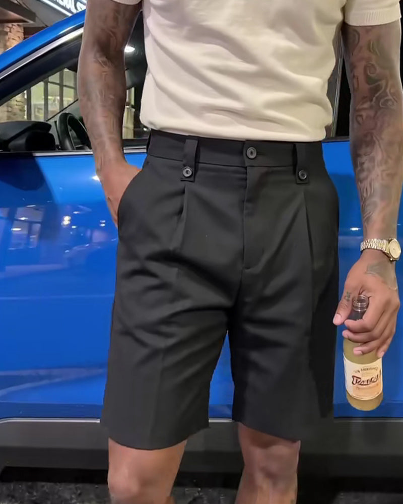 Shorts Lässig Vielseitig Herren Anzug