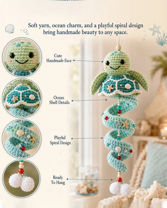 Tasche Meer Windspiel Gestricktes Material