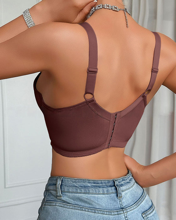 BH bestickt dünne Schale Übergröße