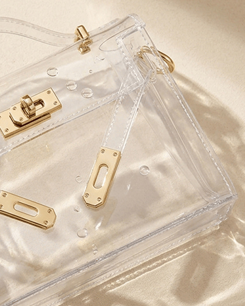 Tasche Damen Transparente Gelee