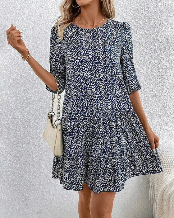 Kleid mit elegantem Stil und Rundhalsausschnitt