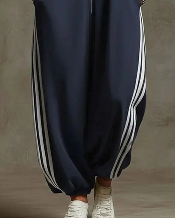 Jumpsuit Hip Hop Gestreift