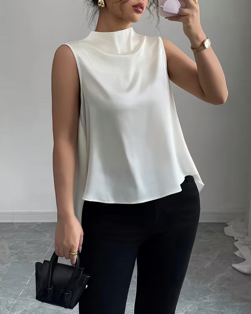 tank top asymmetrisches v-rücken design