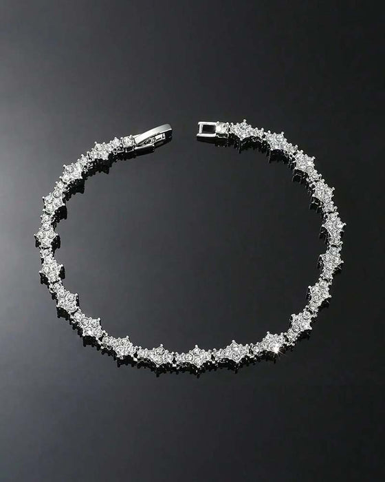 Armband Klassisch Funkelnd Kubischer Zirkon Gedenkschmuck