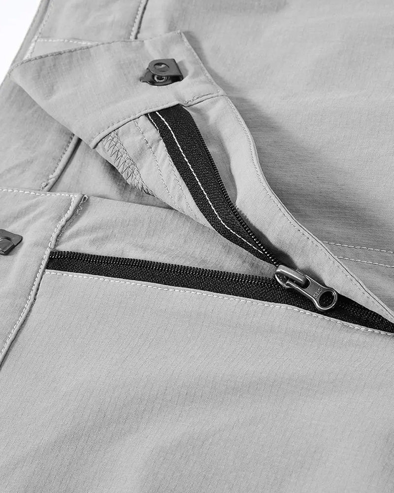 Shorts Elastische Taille Tasche Herren Sportlich