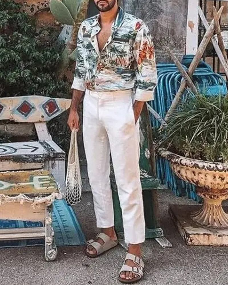 Hose Herren Lässig Cropped