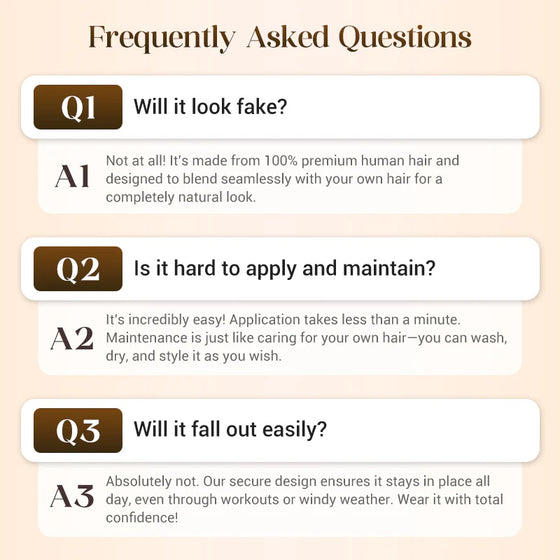 Extension Damen Nahtlos Pony