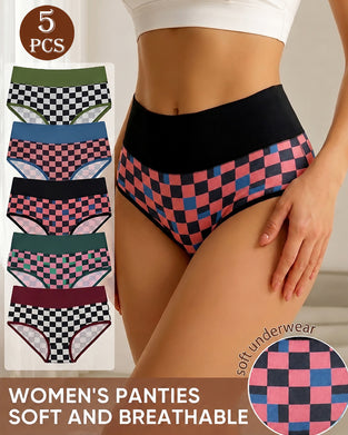 Set 5er-Pack Nahtlose Hohe Taille Slips