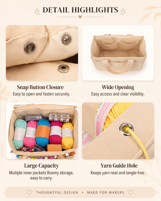 Canvas Garn Aufbewahrungstasche Mit Nadel Taschen