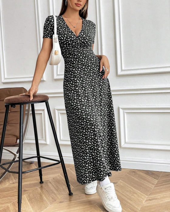 Kleid Sexy Elegant Bedruckt