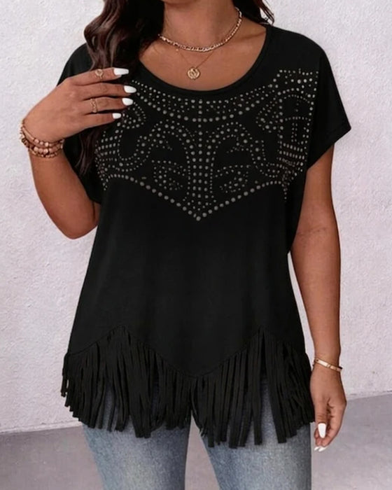 T-Shirt Tassel Design Detail