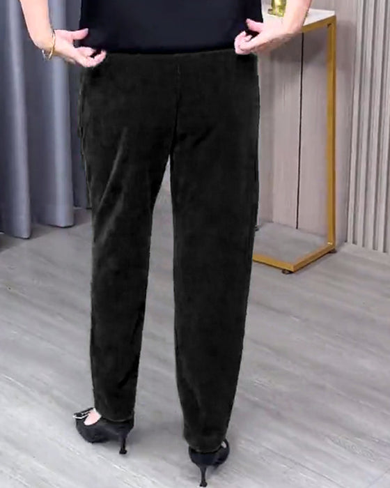 Einfarbige Stretch-Skinnyhosen