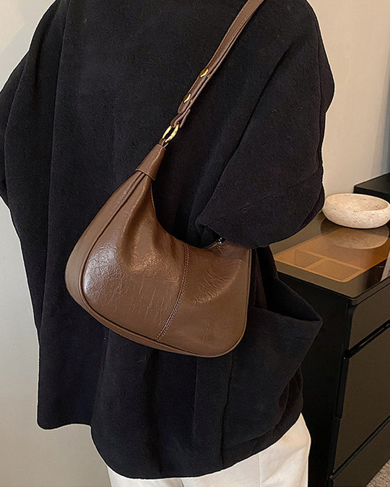 Tasche Gewachstes Leder Achsel