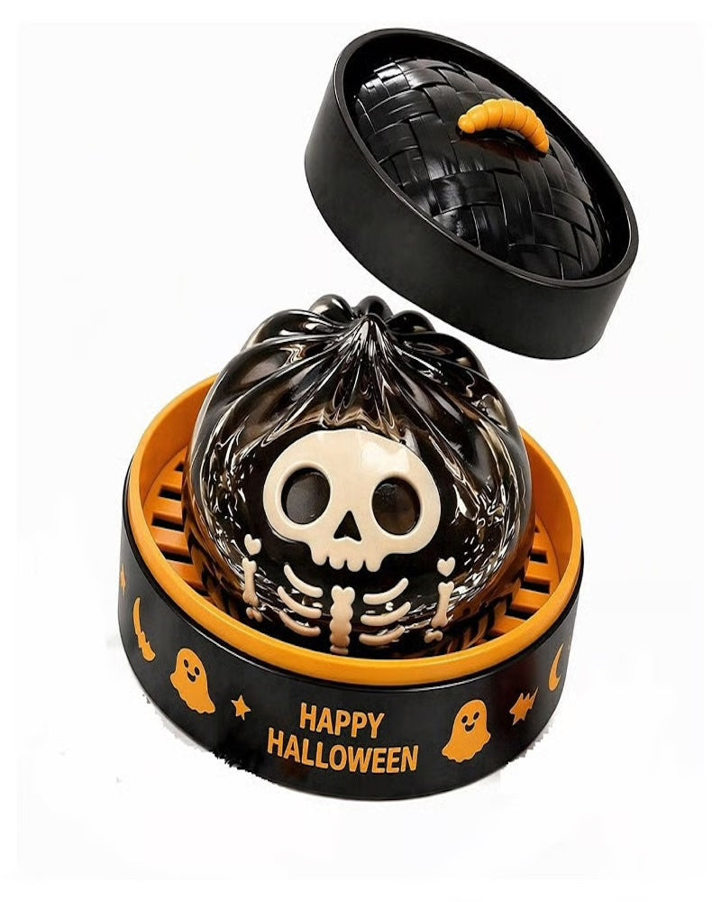 Halloween-Set Mit Süßen Gruseligen Geister-Maruko-Quetsch-Spielzeugen, Mini-Tragbarer Stressball, Sensorische Produkte Für Halloween-Artikel, Füllung Für Party-Tüten & Mini-Geschenke