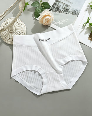 Slips Solid Farbe Hohe Taille