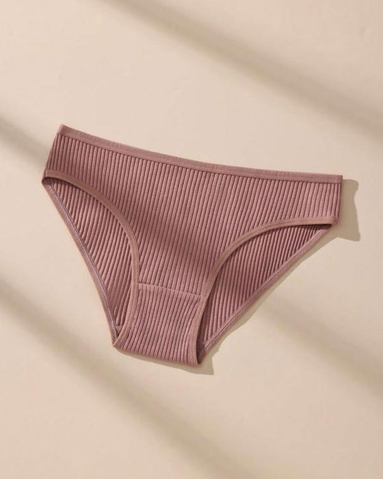 Slip Damen Atmungsaktiv Vertikal Gestreifte Textur Fühlt Sich Bequem An Modisch Mittelwaist