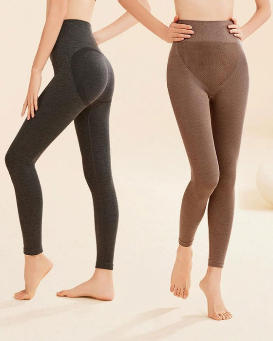 Leggings Einfarbig Hochtailliert