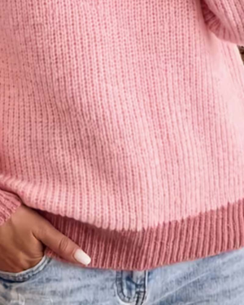 Pullover Langarm Reißverschluss