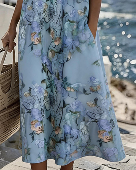 Kleid Spitze Patchwork Blumig Freizeit