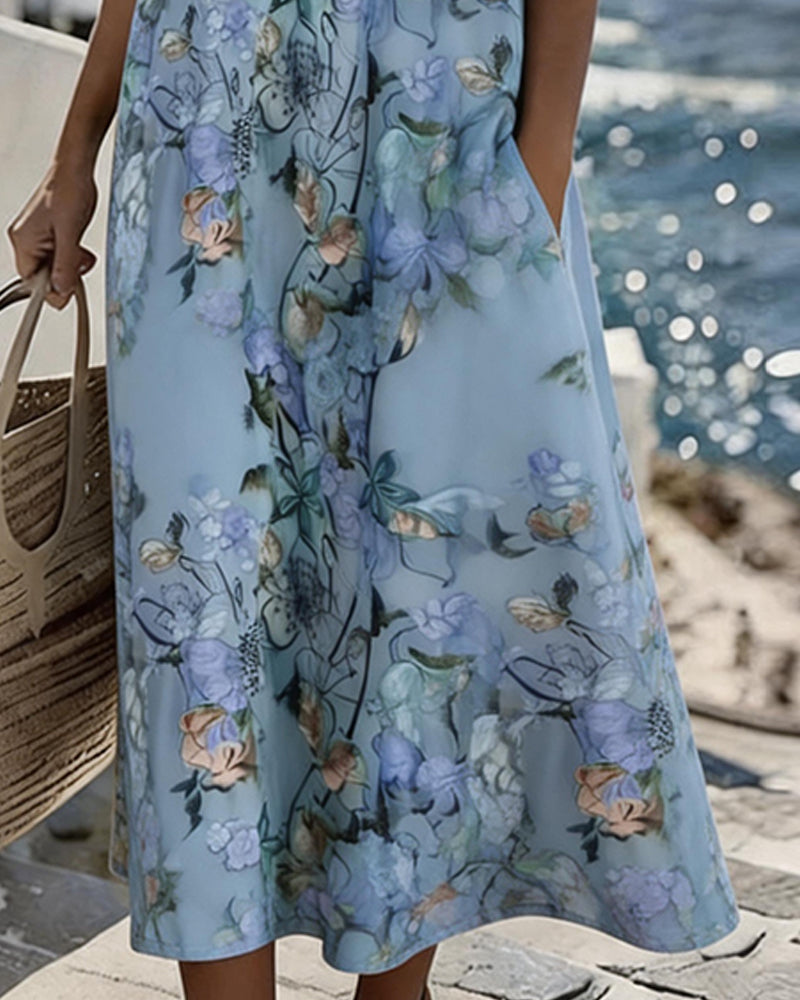 Kleid Spitze Patchwork Blumig Freizeit