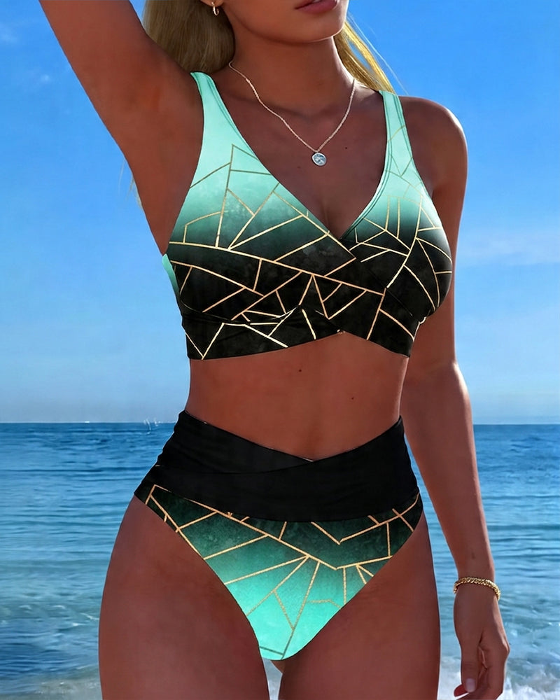 Bikini Verlauf Geometrisch Linie