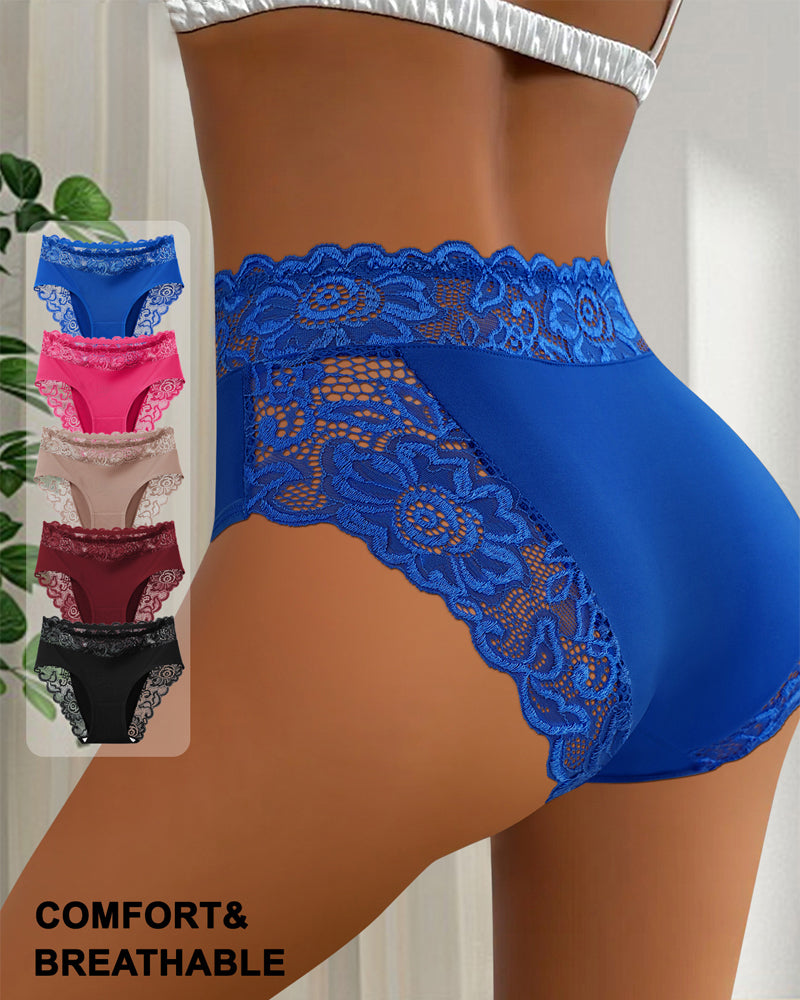 Höschen Sexy Spitze Mittelhoch-4